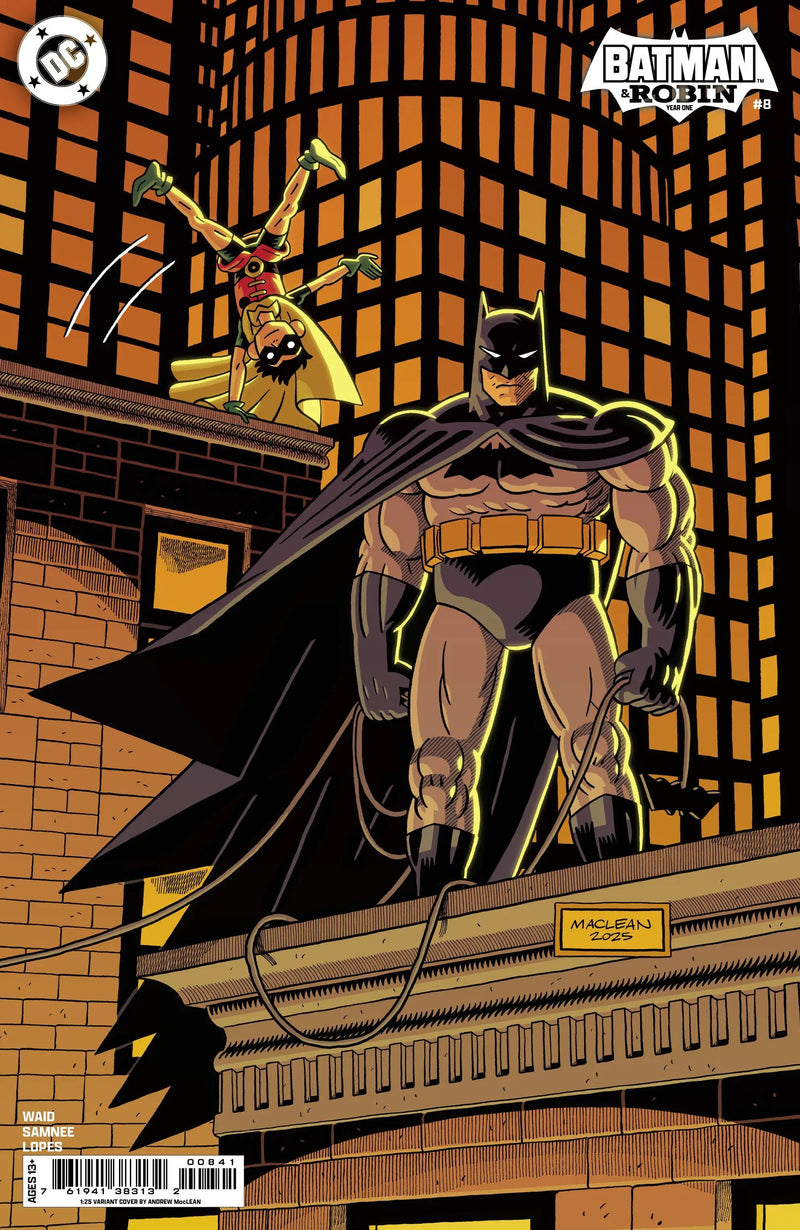 Batman & Robin Year One #8 (Of 12) D 1:25 Andrew Maclean Variant (06/18/2025) Dc