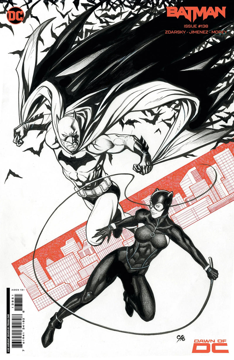 Batman #138 E 1:50 Frank Cho Card Stock Variant (Batman Catwoman The Gotham War) (10/03/2023) Dc