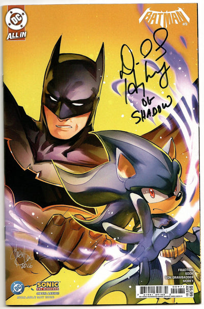 Batman #9 F Mirka Andolfo Dc X Sonic Variant SIGNED David Humphrey Shadow (05/06/2026) Dc