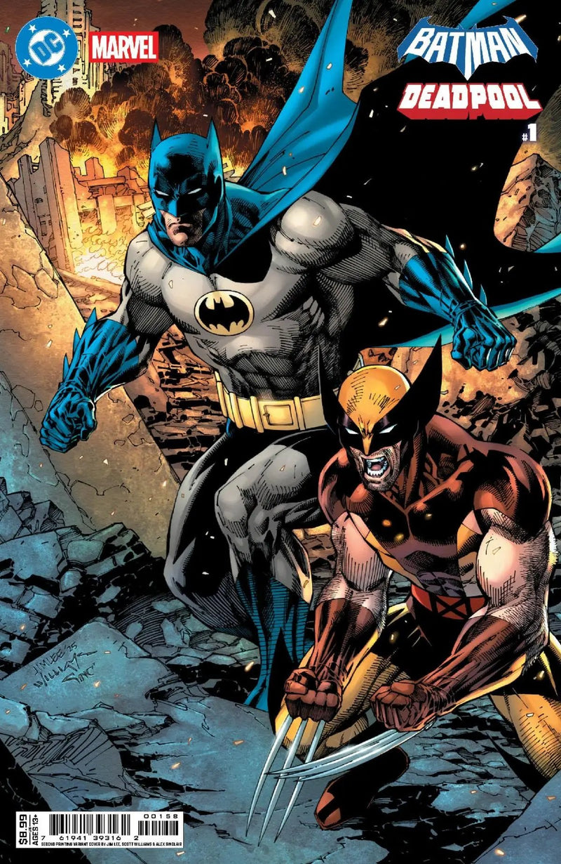 Dc Marvel Batman Deadpool #1 (One Shot) 2nd Print B Jim Lee Variant (01/28/2026) Dc