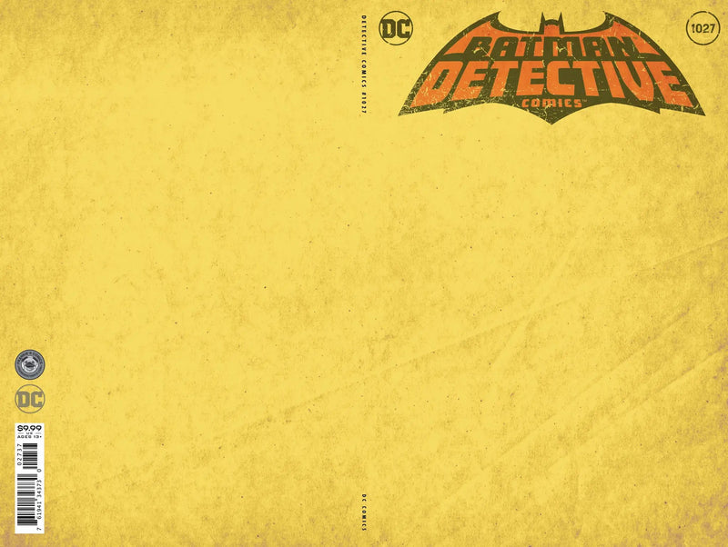 Batman Detective Comics #1027 L Yellow 27 Blank Sketch Variant (09/16/2020) DC