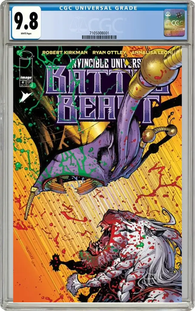 Invincible Universe Battle Beast #6 A Ryan Ottley Robert Kirkman (10/15/2025) Image CGC 9.8