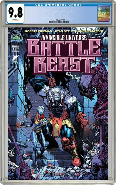 Invincible Universe Battle Beast #5 A Ryan Ottley Robert Kirkman (09/17/2025) Image CGC 9.8