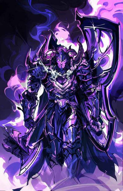 FAME: CHUGONG SOLO LEVELING - VIKTOR MILLER GAUSA IRON COVER C MEGACON 2026 KNIGHT OF COMICS EXCLUSIVE LTD 50