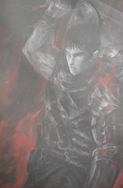 TRIBUTE KENTARO MIURA CREATOR OF BERSERK - SHIMHAQ COVER A WHITE METAL KNIGHT OF COMICS FANEXPO NEW ORLEANS 2026 EXCLUSIVE LTD 10