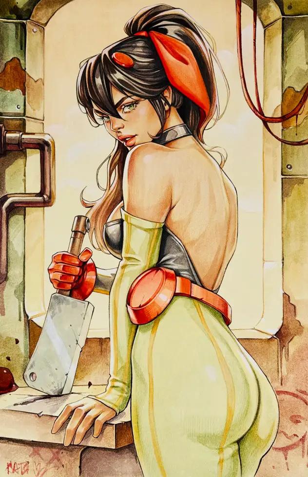 GHOST PEPPER #14 - KATYA SINYUKHINA VIRGIN VARIANT KNIGHT OF COMICS NYCC 2026 EXCLUSIVE
