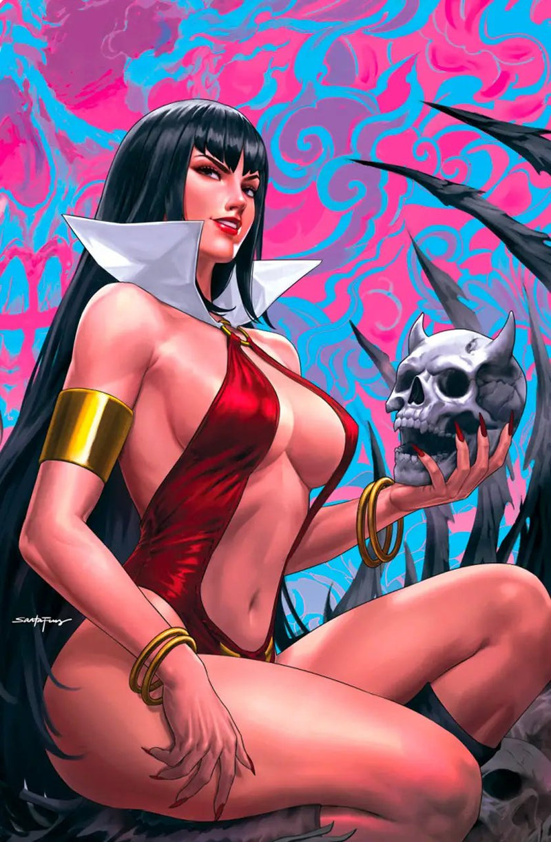 WITCHBLADE VAMPIRELLA #1 - SANTA FUNG COVER B VIRGIN VARIANT KNIGHT OF COMICS FAN EXPO DALLAS 2026 EXCLUSIVE