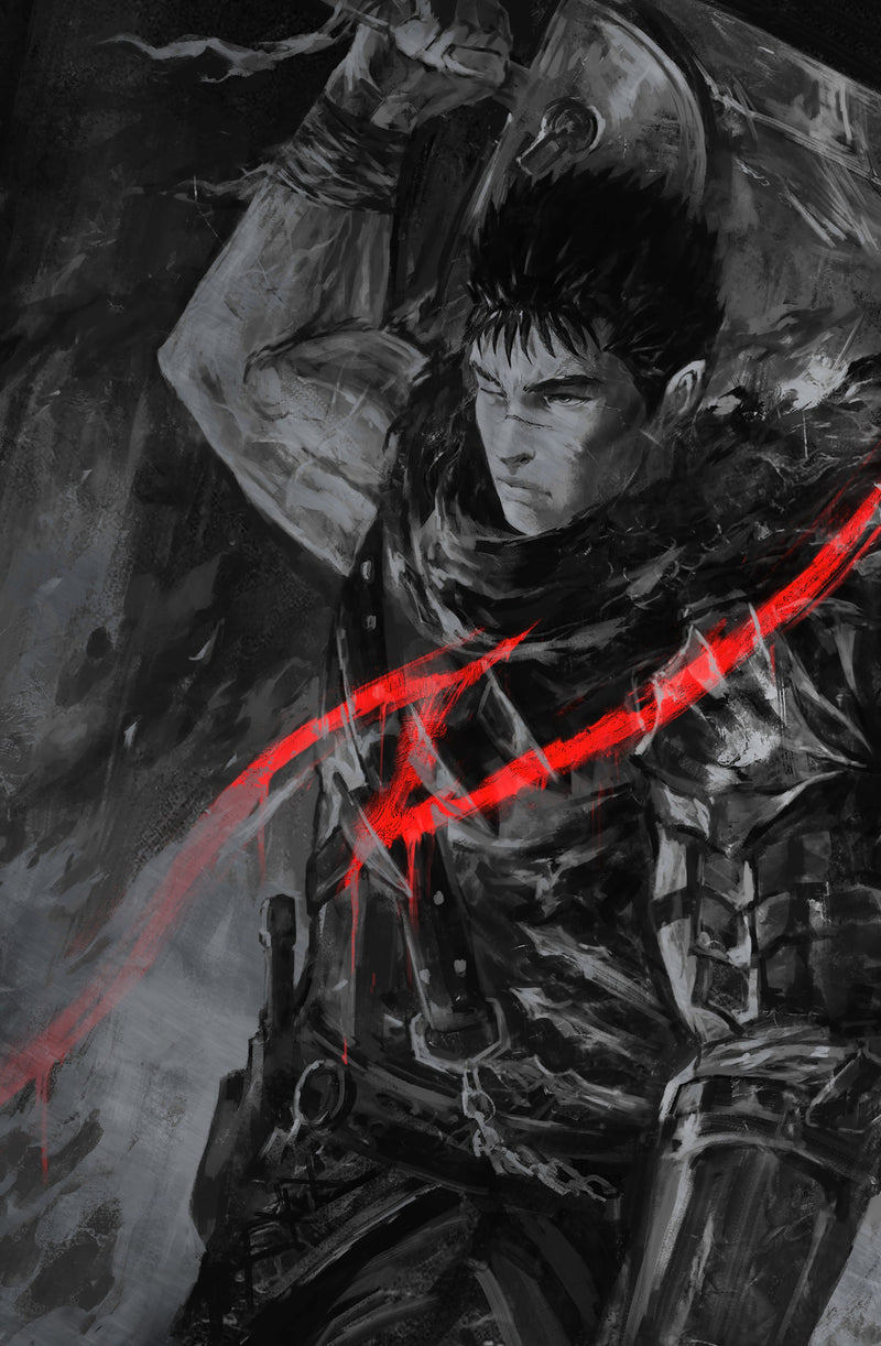 TRIBUTE KENTARO MIURA CREATOR OF BERSERK - SHIMHAQ COVER B METAL FANEXPO NEW ORLEANS KNIGHT OF COMICS EXCLUSIVE LTD 10