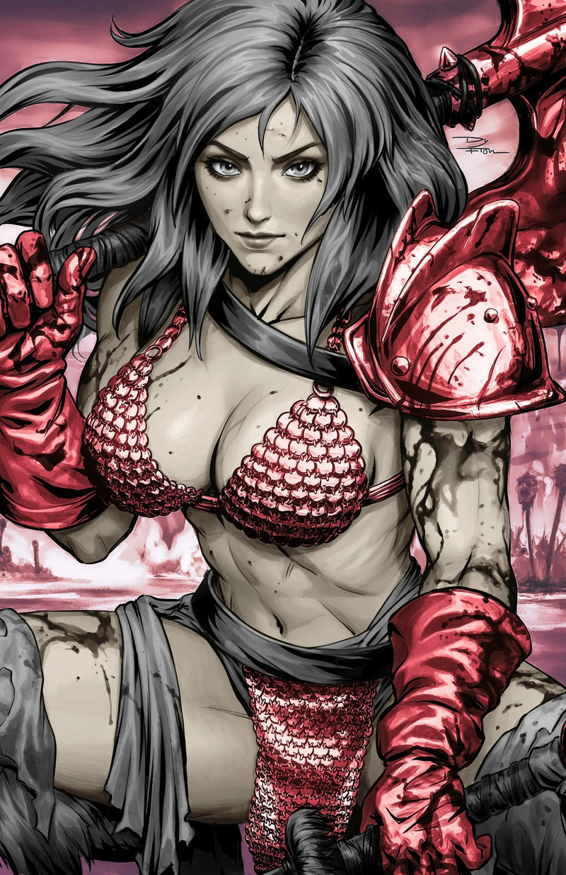 SONJA REBORN #4 - KARN KIRK RATANASIN COVER C FANEXPO NEW ORLEANS KNIGHT OF COMICS EXCLUSIVE LTD 50