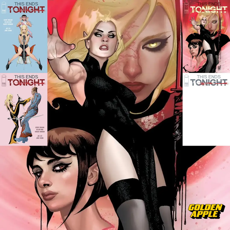 This Ends Tonight #1 (Of 3) A1 Cover Set Of 5 1:10 1:25 1:50 (07/16/2025) Image