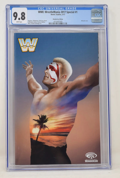 WWE Wrestlemania Special 1 Boom 2017 CGC 9.8 Wondercon Sting Variant