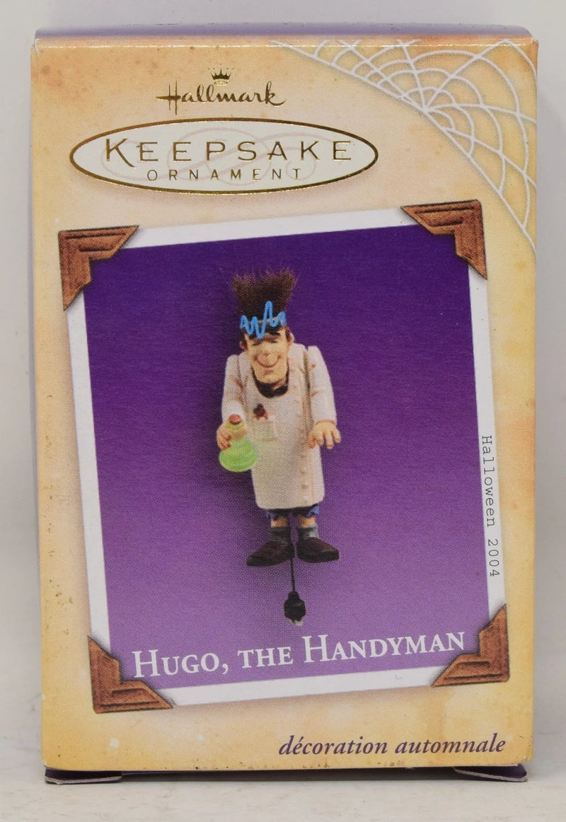 Hallmark Keepsake Ornament Hugo Handyman Mansion Ravewood Halloween 2004 NIB