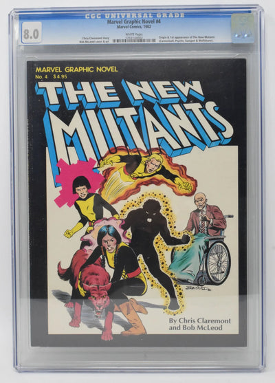 Marvel Graphic Novel 4 1982 CGC 8.0 1st New Mutants X-Men