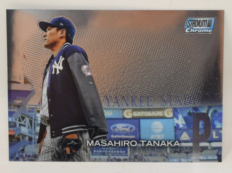 Masahiro Tanaka Topps Stadium Club Chrome 2018 Baseball Card SCC-54 NM