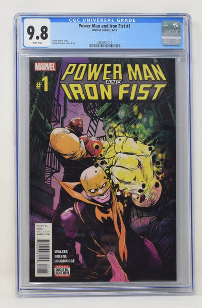 Power Man And Iron Fist 1 Marvel 2016 CGC 9.8 Sandford Greene