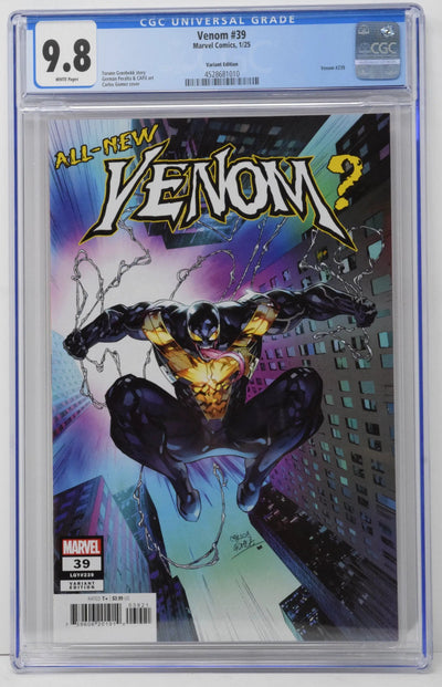 Venom #39 B Carlos Gomez Foreshadow All New Venom Variant (11/13/2024) Marvel CGC 9.8