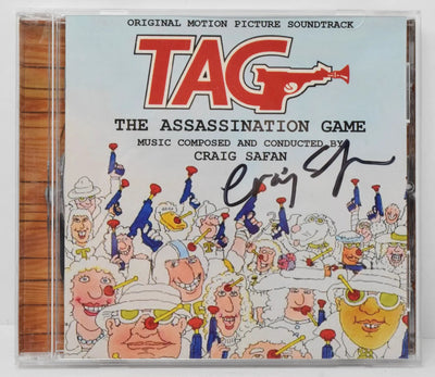 Tag Assassination Game Soundtrack CD Signed Craig Safan BSX LTD 1000