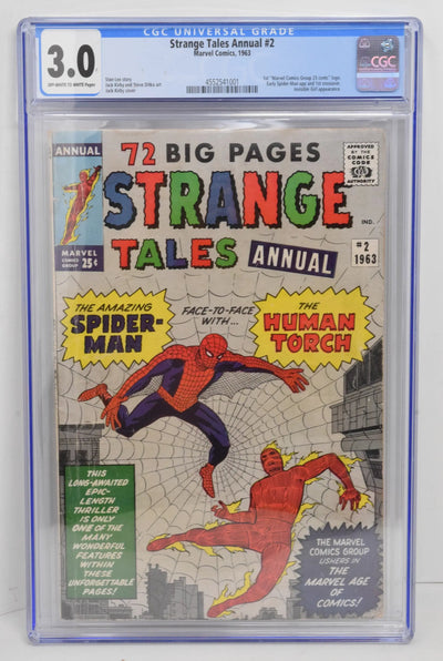 Strange Tales Annual 2 Marvel 1963 CGC 3.0 Spider-Man Fantastic Four