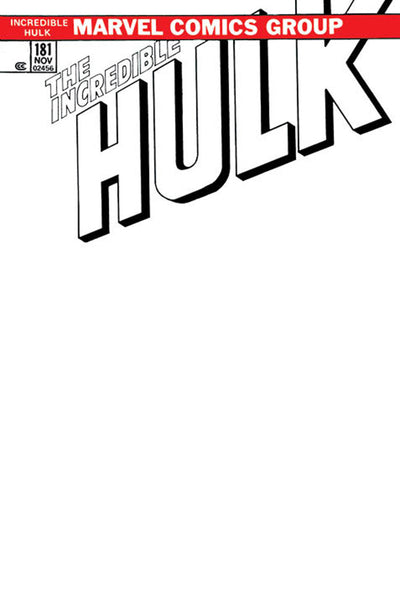 Incredible Hulk #181 Facsimile Edition [New Printing] Unknown Comics Exclusive Blank Var (09/27/2023)