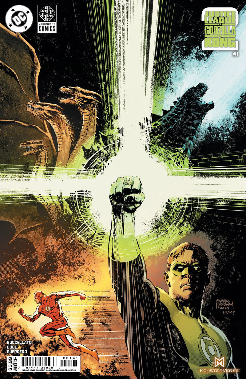 Justice League Vs Godzilla Vs Kong 2 #1 (Of 7) D Gabriel Hardman Variant (06/04/2025) Dc