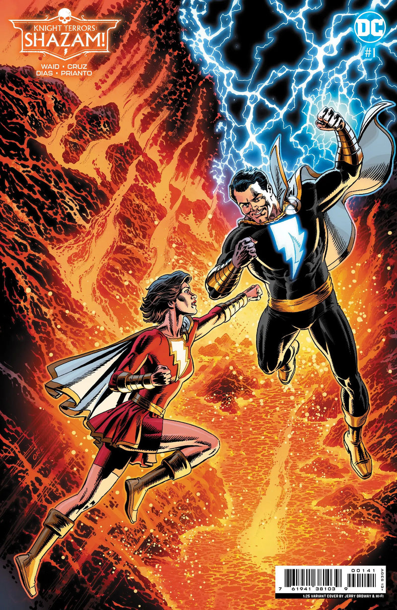 Knight Terrors Shazam #1 (Of 2) E 1:25 Jerry Ordway Card Stock Variant (07/11/2023) Dc
