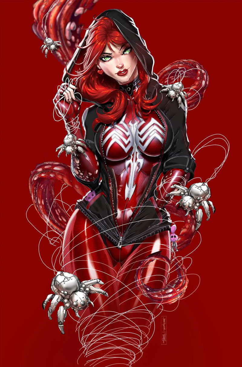 NYCC Hooded Red Head Red Full Suit Metal Comic