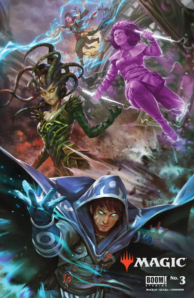 Magic The Gathering MTG #3 E Boom 2021 1:25 Derrick Chew Variant