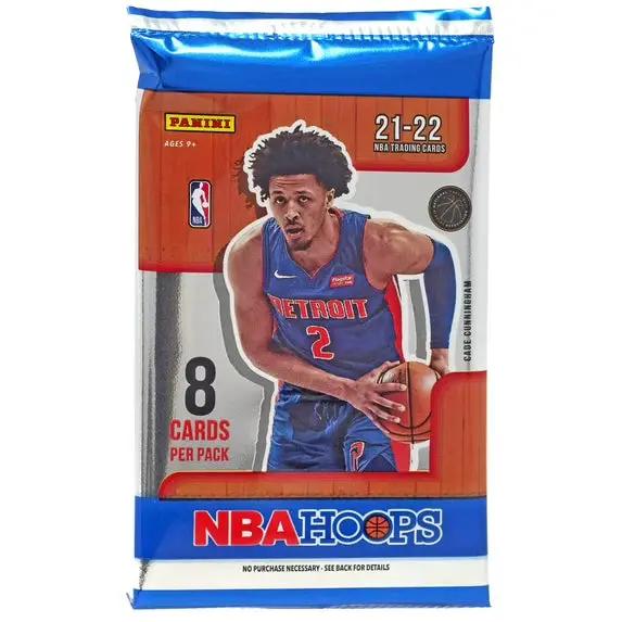 NBA Panini 2021-22 Hoops Basketball Trading Card Pack