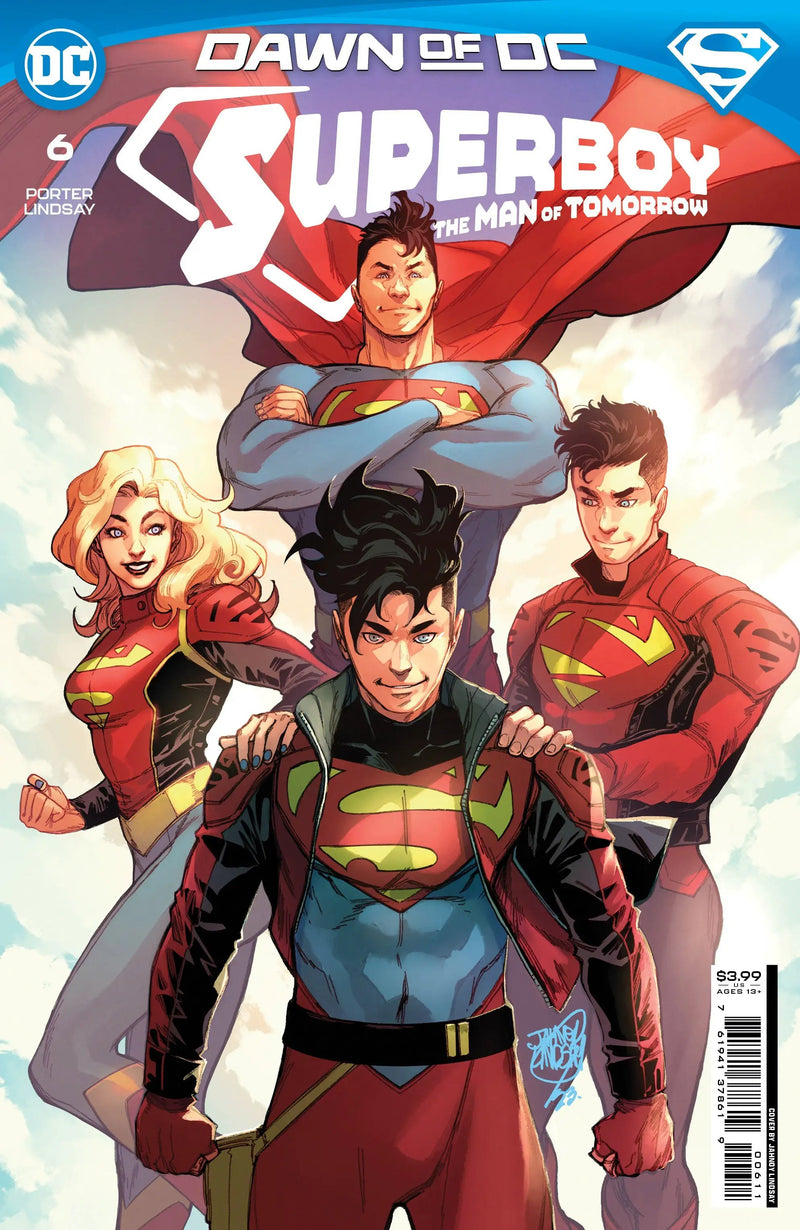 Superboy The Man Of Tomorrow #6 (Of 6) A Jahnoy Lindsay Kenny Porter (09/19/2023) Dc
