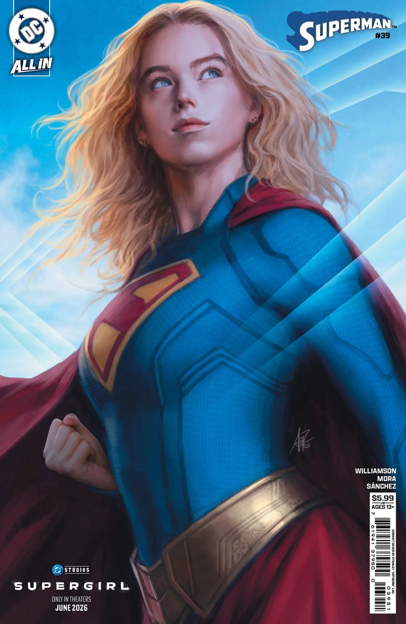 Superman #39 E Stanley Artgerm Lau Supergirl Movie Variant (The Reign Of The Superboys) (06/24/2026) Dc