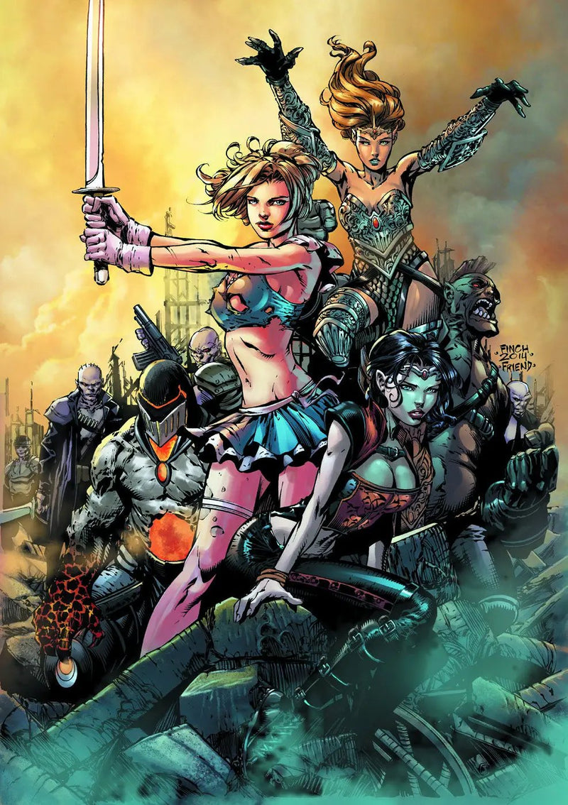 Grimm Fairy Tales GFT REALM WAR #1 (OF 12) B FINCH (AOFD) (MR) Zenescope