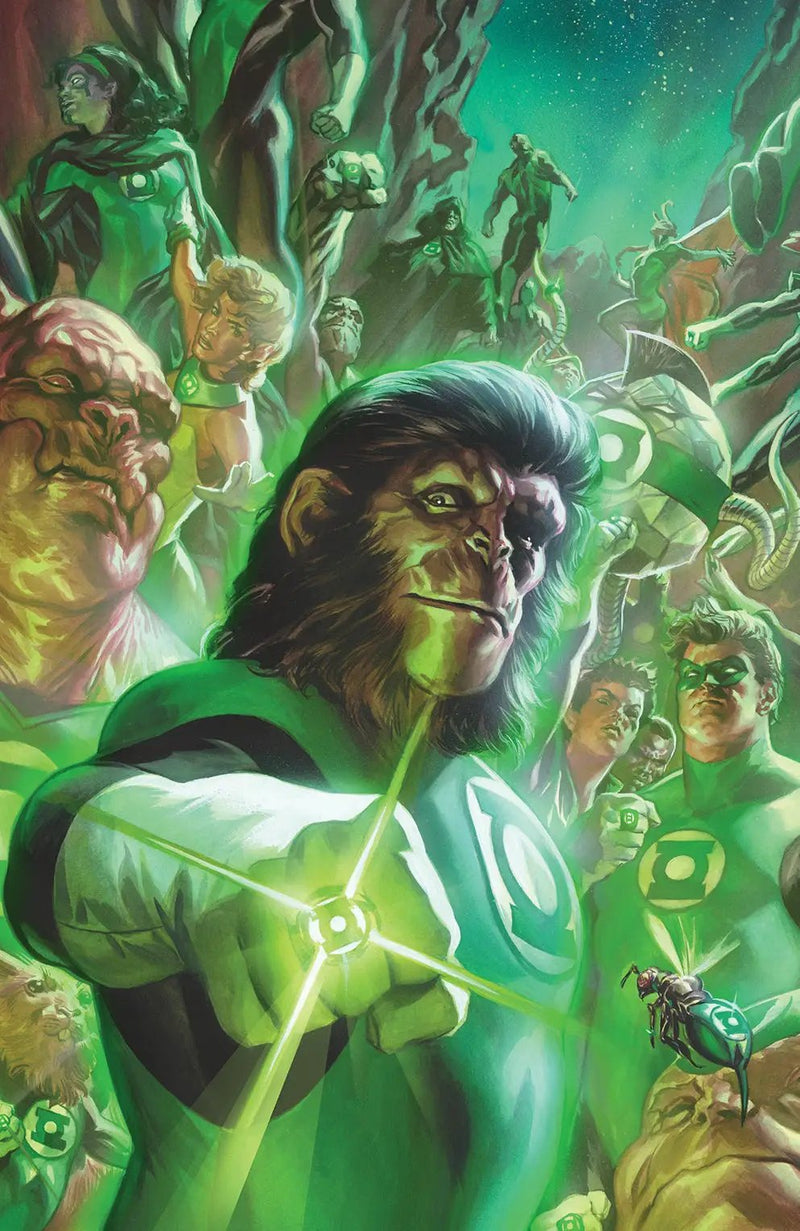 PLANET OF APES GREEN LANTERN #1 Boom 2017 1:50 Felipe Massafera Virgin Variant