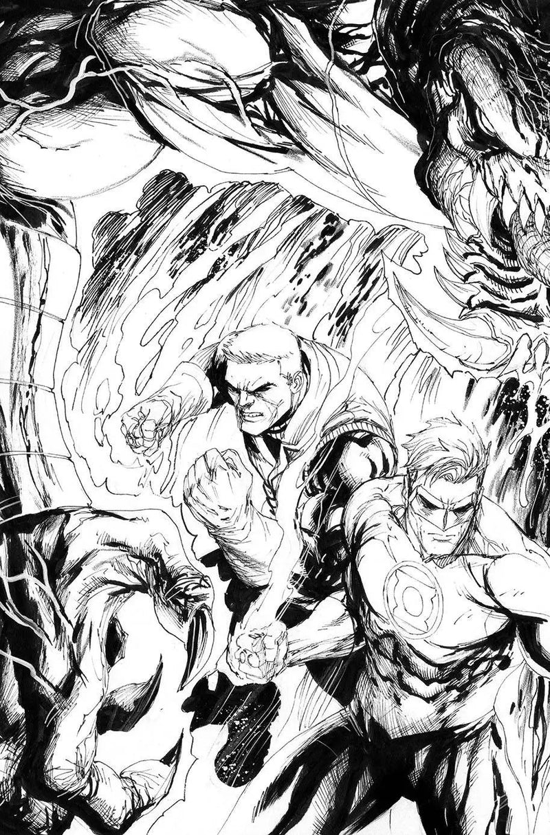 HAL JORDAN AND THE GREEN LANTERN CORPS #48 B Tyler Kirkham Variant (07/11/2018)