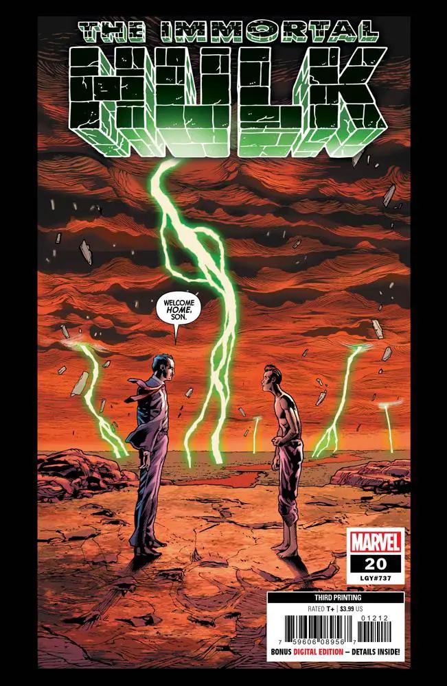 IMMORTAL HULK #20 3rd Print Joe Bennett Variant (09/11/2019) MARVEL