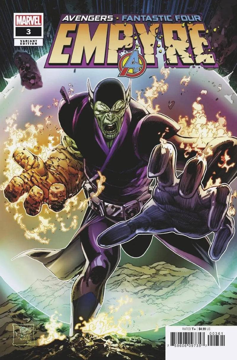 Empyre #3 D (Of 6) Tony Daniel Skrull Kree Variant (07/29/2020) Marvel