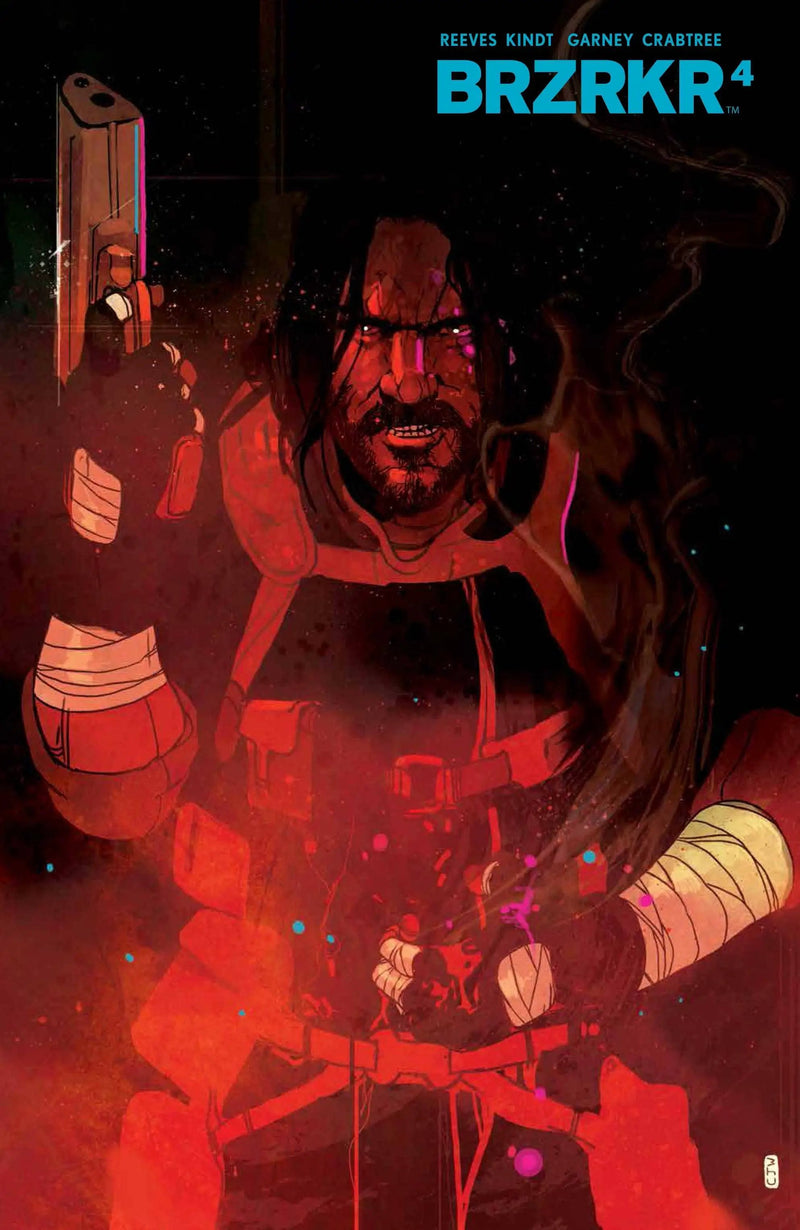 Brzrkr (Berzerker) #4 B Christian Ward Variant Keanu Reeves (Mr) (07/28/2021) Boom