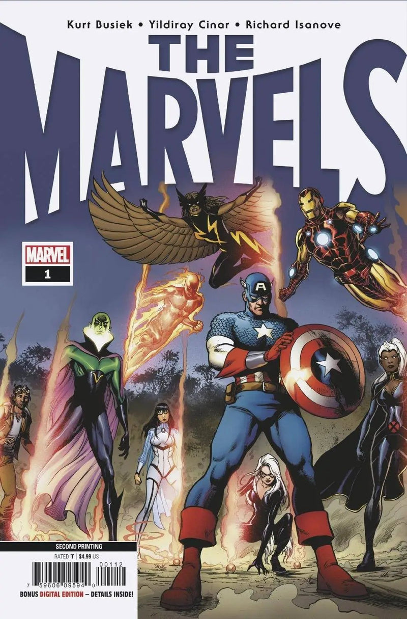 The Marvels #1 2nd Print Yildiray Cinar Variant (06/09/2021) Marvel