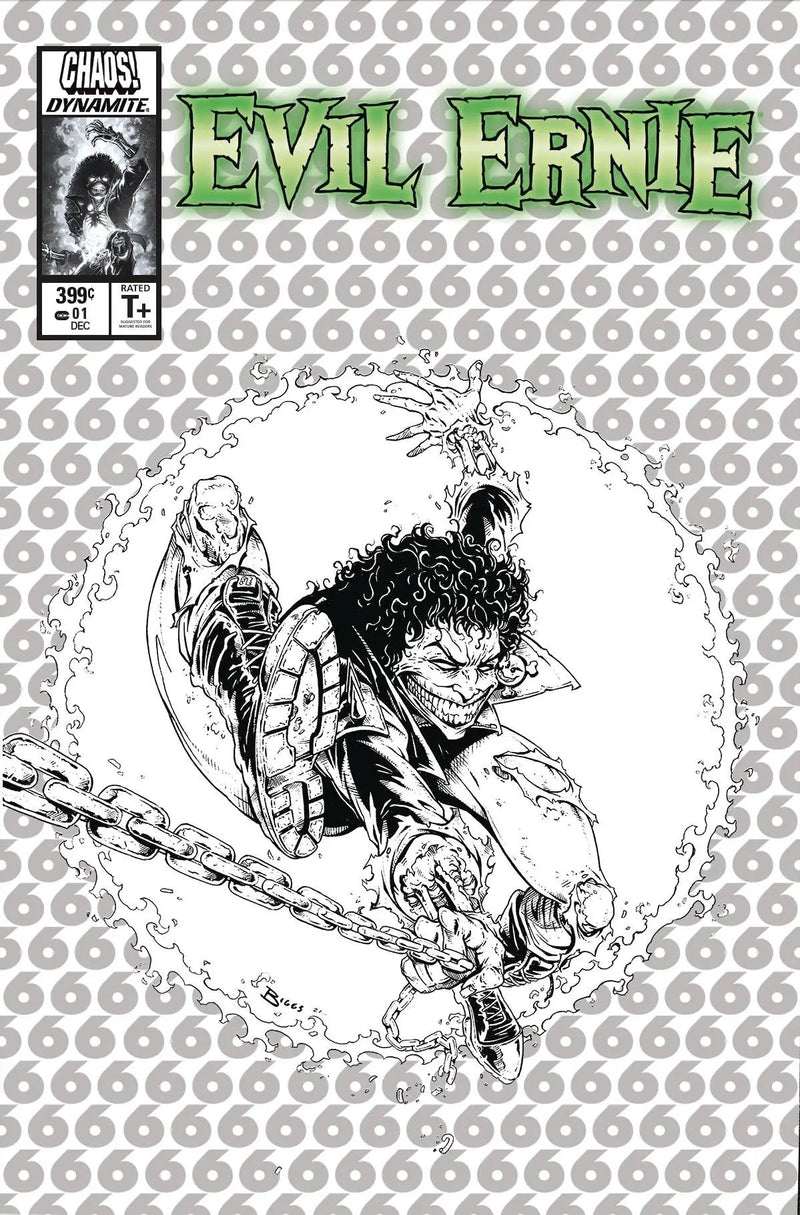 Evil Ernie #1 O 1:11 Jason Biggs Amazing Spider-Man 300 Homage Sketch FOC Bonus Variant (12/01/2021) Dynamite