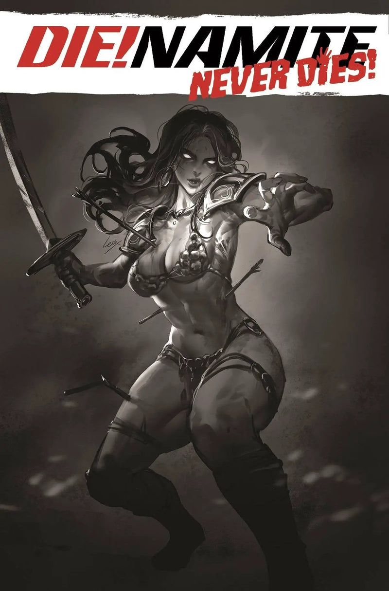 Die!Namite Never Dies #1 H 1:20 Leirix Li B&W Variant (C: 0 (03/02/2022) Dynamite