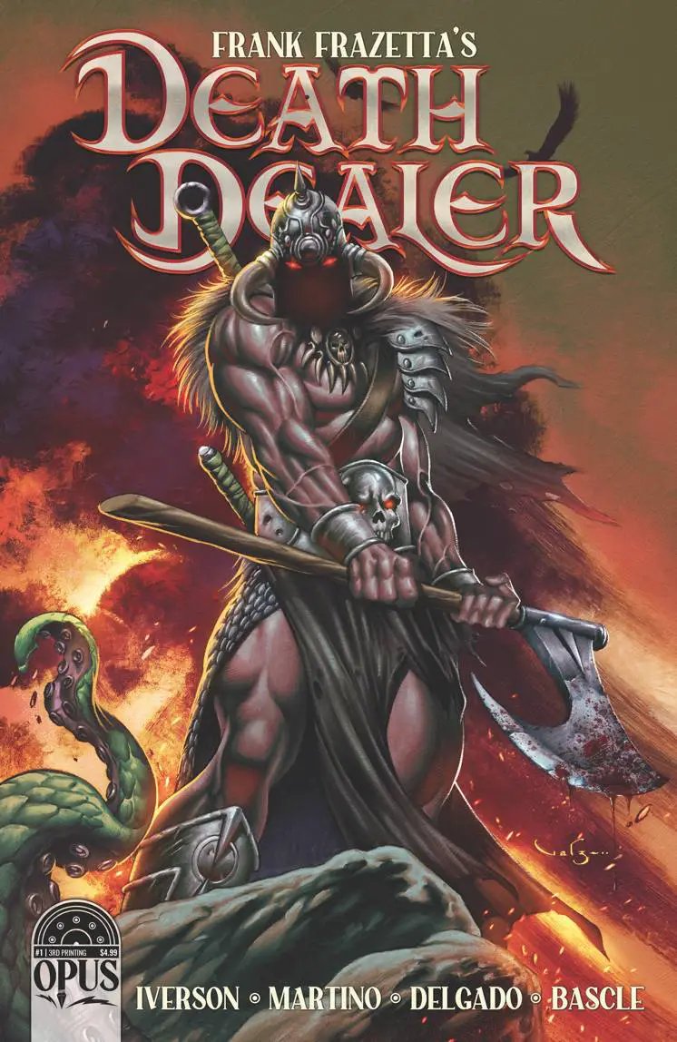 Frank Frazetta Death Dealer #1 3rd Print Carlos Valenzuela Variant (07/06/2022) Opus