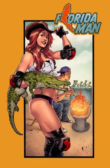 Florida Man #1 D Matthew Weldon Variant GGA  (C: 0-1-2) (07/27/2022) American Mythology