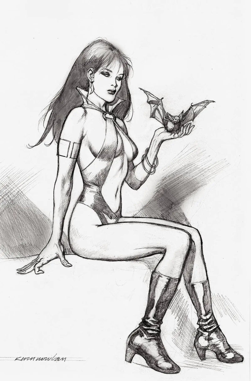 Vampirella Year One #3 V FOC 1:10 Kevin Nowlan Virgin Variant (09/28/2022) Dynamite