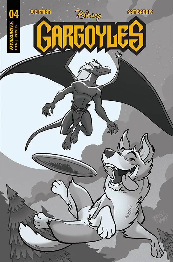 Gargoyles #4 V 1:10 Foc Tony Fleecs & Forstner Line Art Variant (03/22/2023) Dynamite
