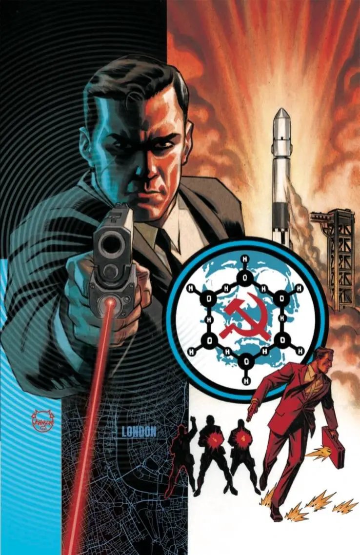 James Bond 007 (2024) #1 2nd Print Dave Johnson Variant (04/17/2024) Dynamite