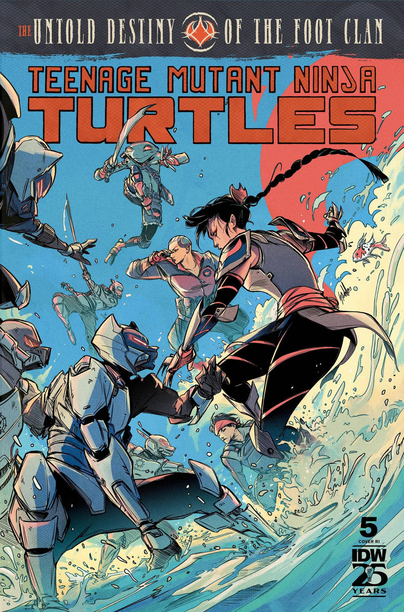 Teenage Mutant Ninja Turtles The Untold Destiny Of The Foot Clan #5 C 1:10 Santtos Variant (07/17/2024) Idw