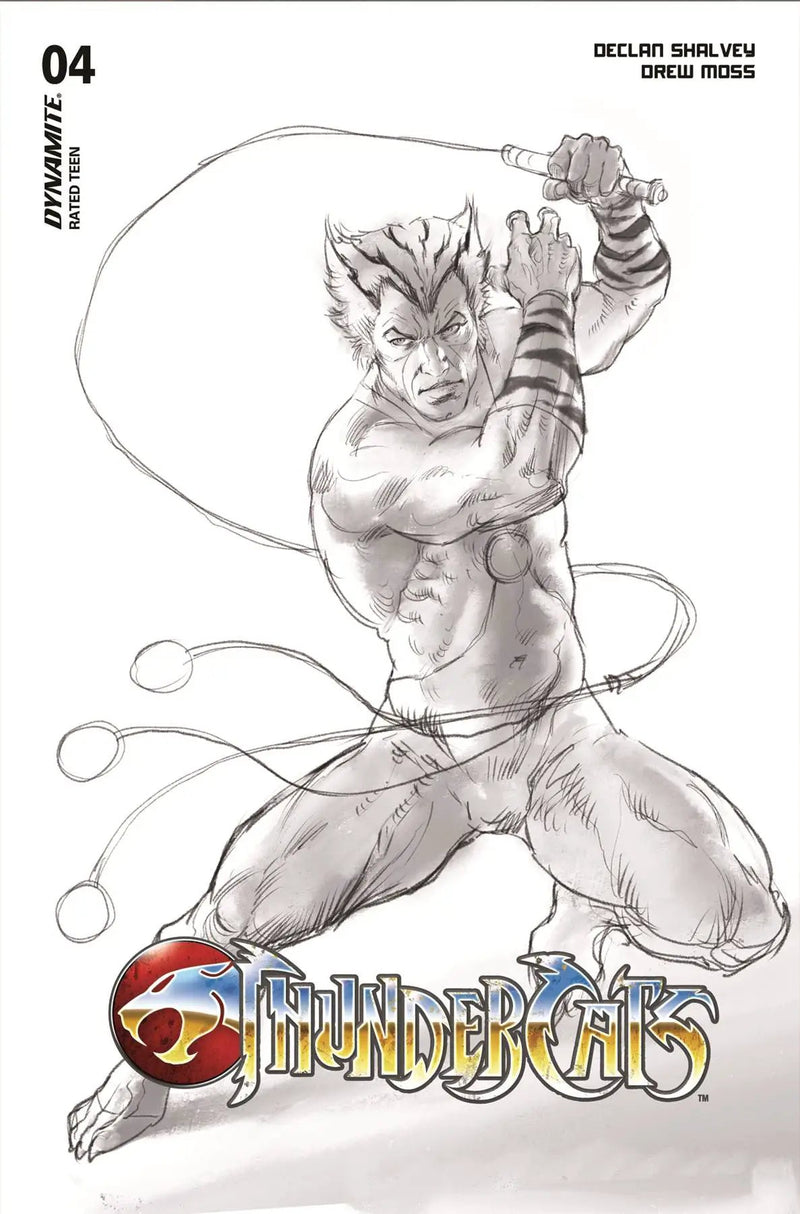 Thundercats #4 Y 1:10 Foc Lucio Parrillo Line Art Variant (05/22/2024) Dynamite