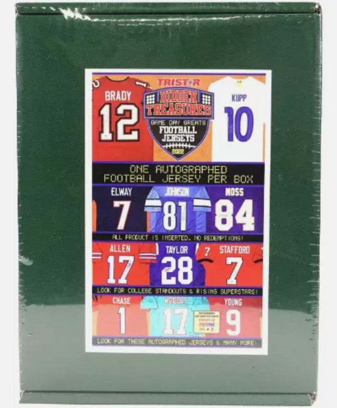 2022 TriStar Hidden Treasures Game Day Greats Football Jersey Hobby Box