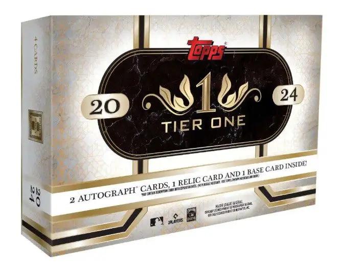 MLB 2024 Tier One Baseball Trading Card HOBBY Box