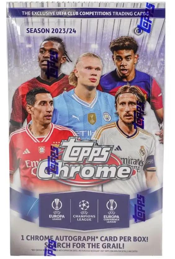 2023/24 Topps Chrome UEFA Club Competitions Soccer Hobby Box