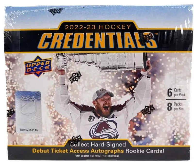 2022/23 Upper Deck Credentials Hockey Hobby Box